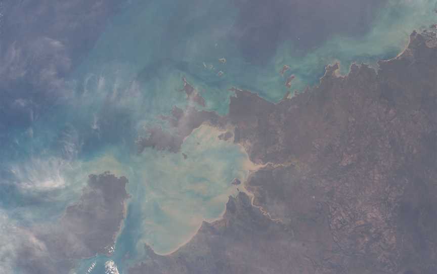 Photo of the Van Diemen Gulf taken from the International Space Station, April 2015