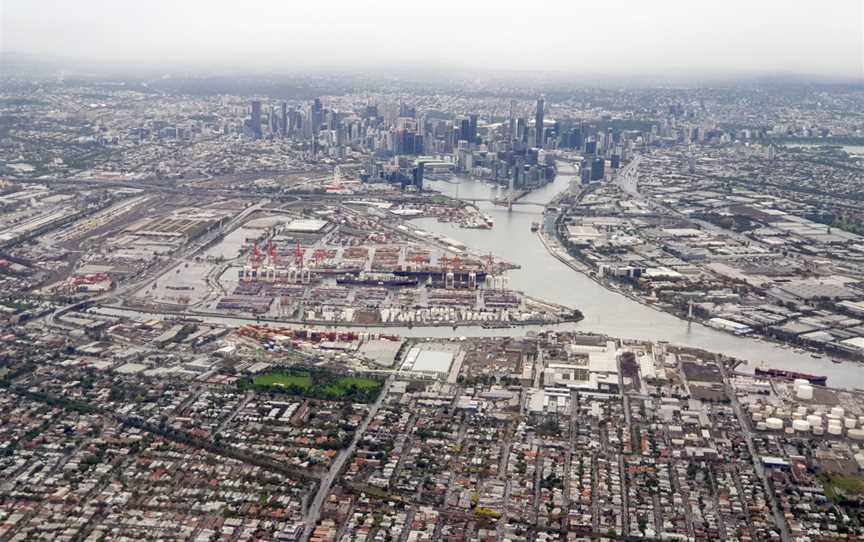 Melb aerial 2020 - Yarraville and port.jpg