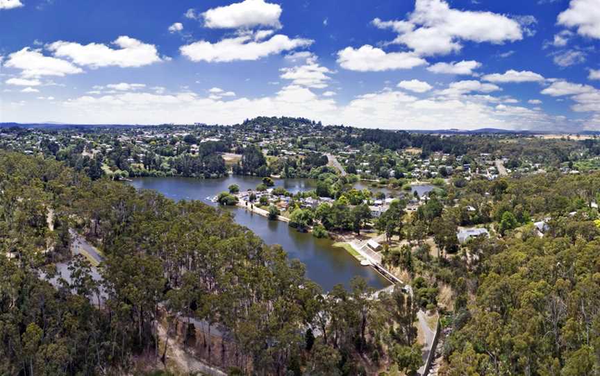 Aerialpanoramaof Lake Daylesford