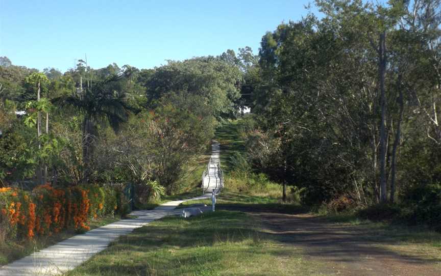 Pedestrian path along Jones Road at Bellbird Park, Queensland.jpg