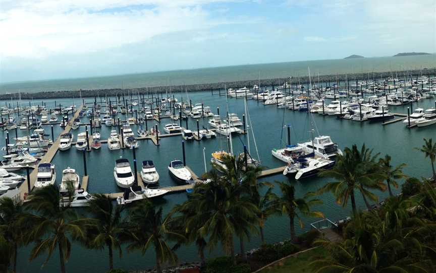 Mackay Marinaasviewedfrom Premier Suiteof Clarion Hotel