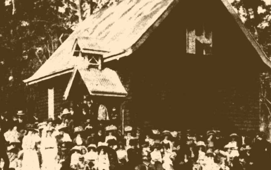 Openingof St Faith's Anglican Church CPechey CSeptember1911