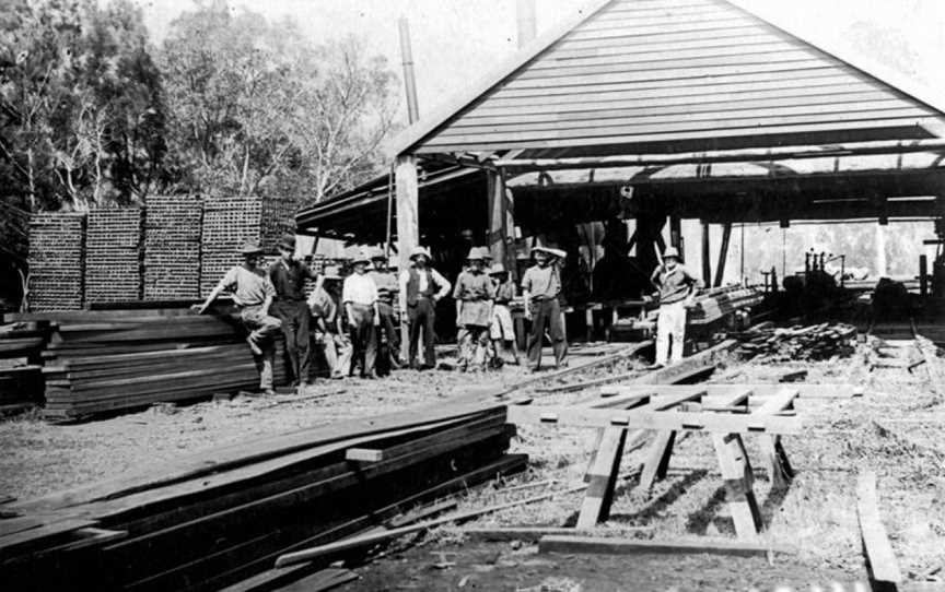 State Lib Qld148072 Daniels' Sawmillat Benobble CQueensland Cca.1918