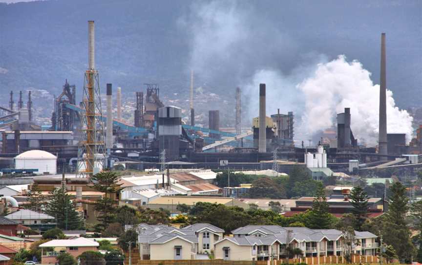 13 Industryof Australia Steelworksof Blue Scope Steel Limitedcompanyin Port Kembla CAustralia