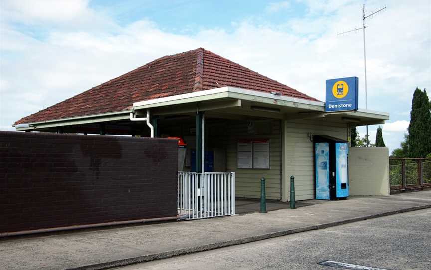 Denistone Station building April 2013.jpg