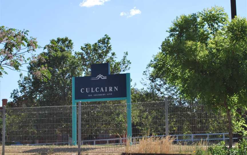 Culcairn Train Station Sign