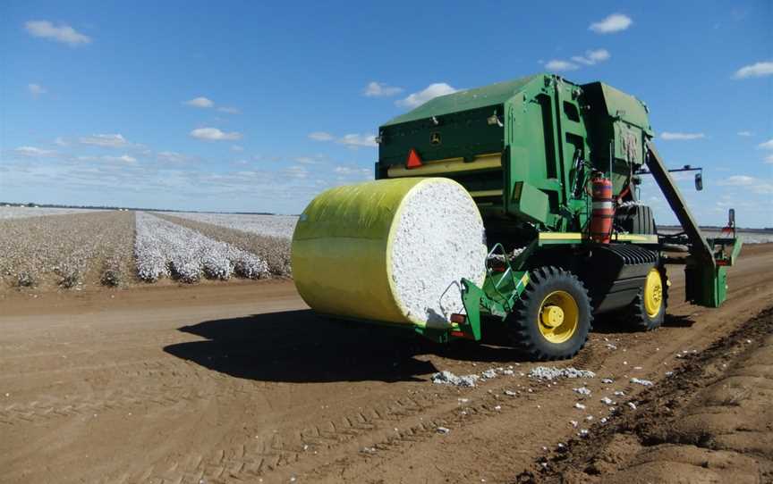 Roundbalercottonpicker Warren NS W