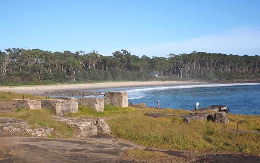 Remains of the Bawley Point Sawmill and Bawley Point Wharf February 2015.jpg