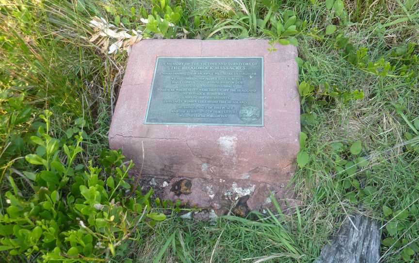 Bloodrock Massacres Plaque