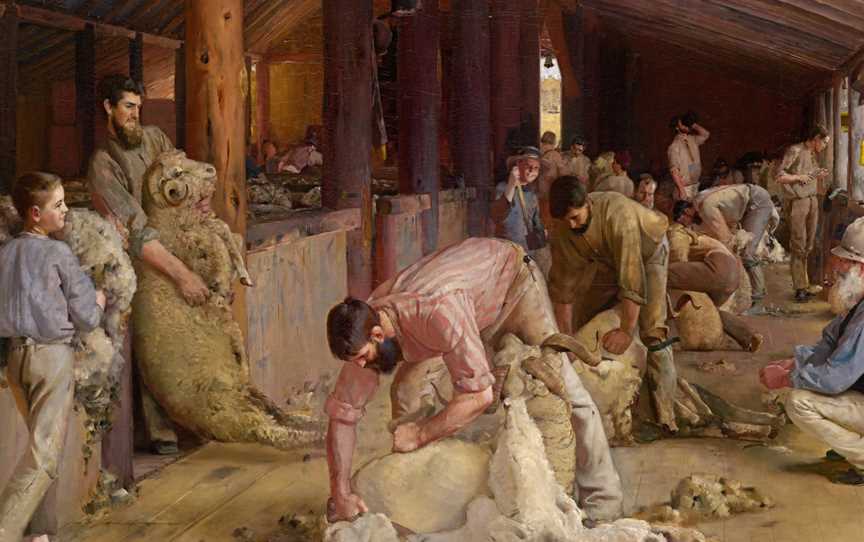 Tom Roberts Shearingtherams Google Art Project