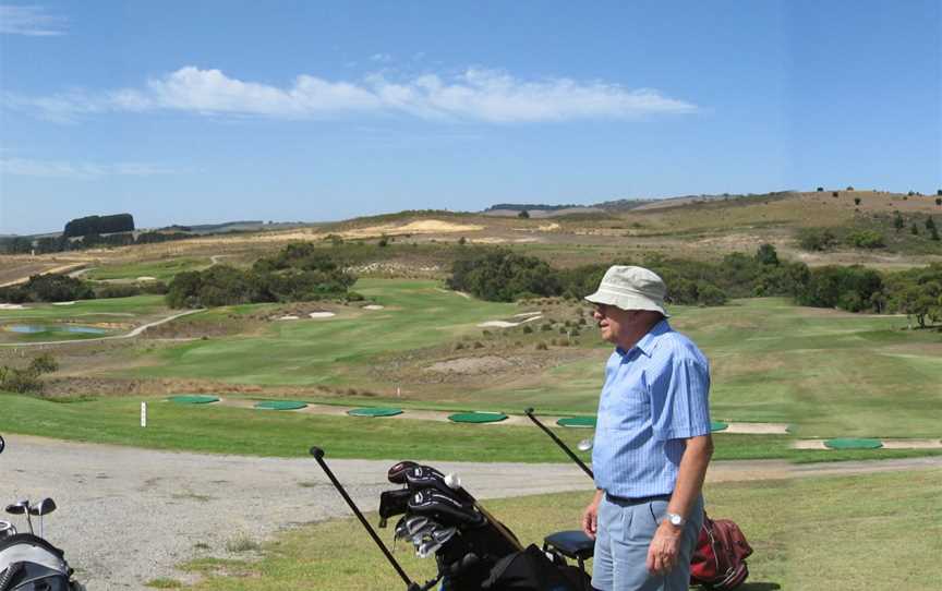 Panoramic view of Mount Compass GC from the 18th green, 7 March 2007