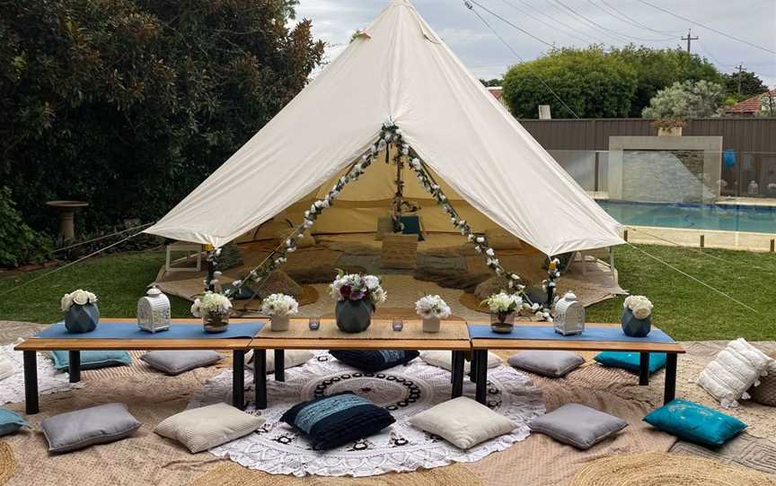 Cool Cabanas Glamping & Picnics, Function Venues & Catering in BANKSIA GROVE