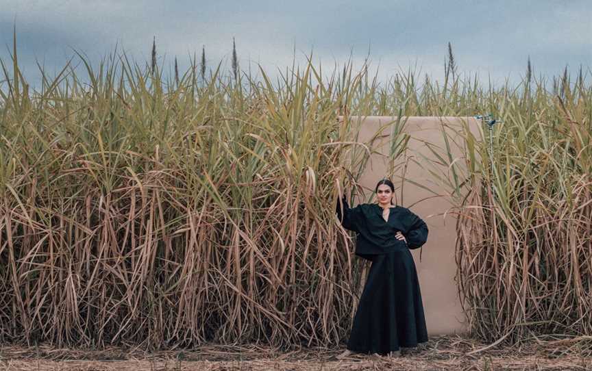 Sancintya Mohini Simpson presents a series of objects and paintings that reveal the often-absent narratives of Indian indentured labourers in Australia's early history.