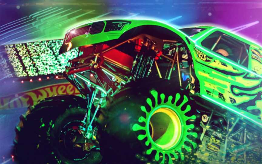 Hot Wheels Monster Trucks Live Glow Party