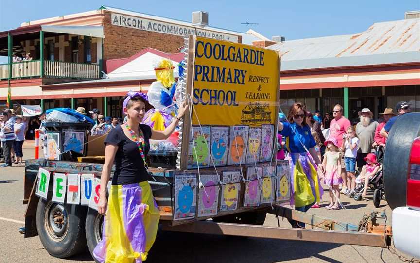 Coolgardie Day, Events in Coolgardie-town