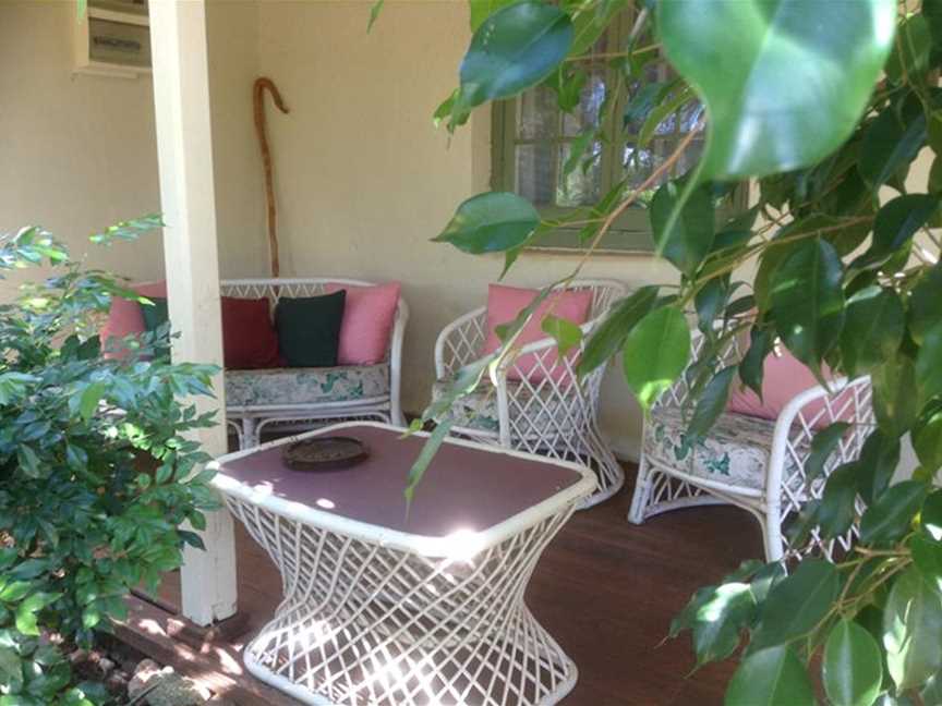 Relax on the front verandah