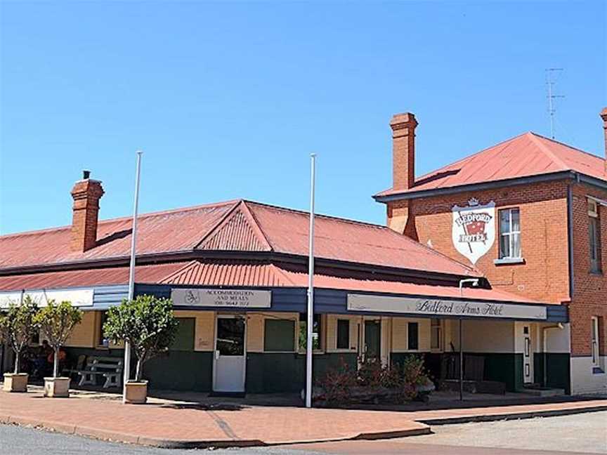 Bedford Arms Hotel, Accommodation in Brookton