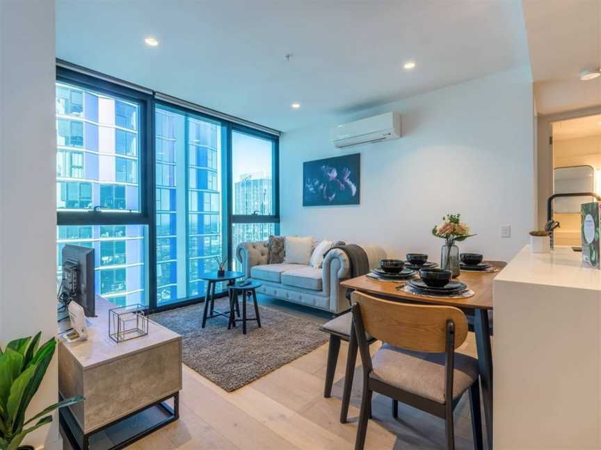 CBD Cozy 2 Bedroom 2 bath Apartment@Victoria One, Melbourne CBD, VIC