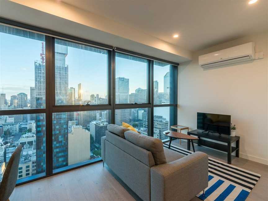 CBD Lovely 1 Bedroom Apt City View@La Trobe Tower, Melbourne CBD, VIC