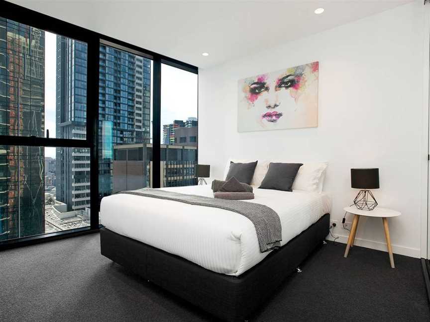 CENTRAL CBD Stylish Pad 2BD with views *WIFI, Melbourne CBD, VIC