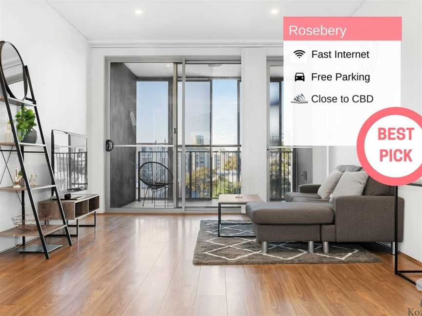 Rosebery Free Parking+Own Rooftop Terrace | 3 Beds, Rosebery, NSW