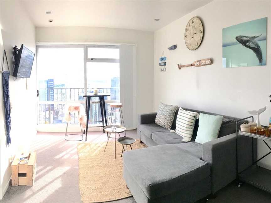 Seaview Lounge Bar Style Apartment in High Level !, Eden Terrace, New Zealand