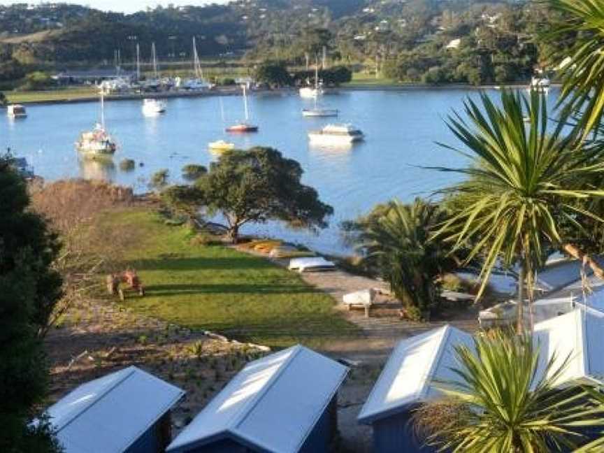 Boatsheds on the Bay, Waiheke Island (Suburb), New Zealand