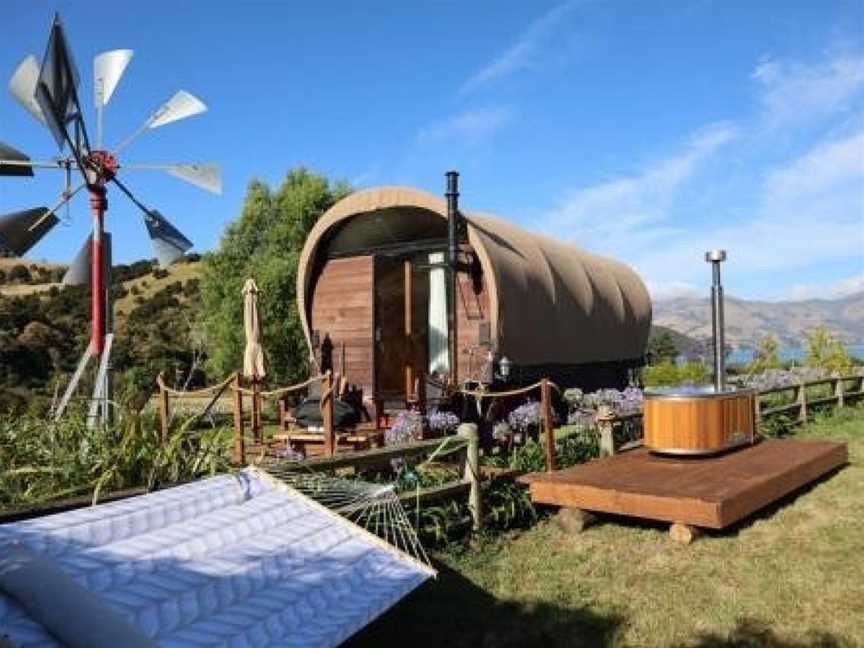 Wagon Stay at French Farm, Akaroa, New Zealand