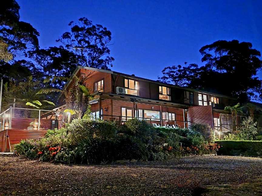 Lodge at twilight