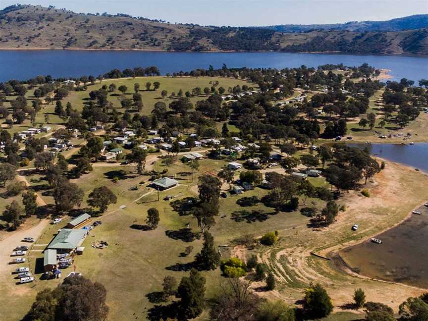 Aerial photo of Grabine Lakeside