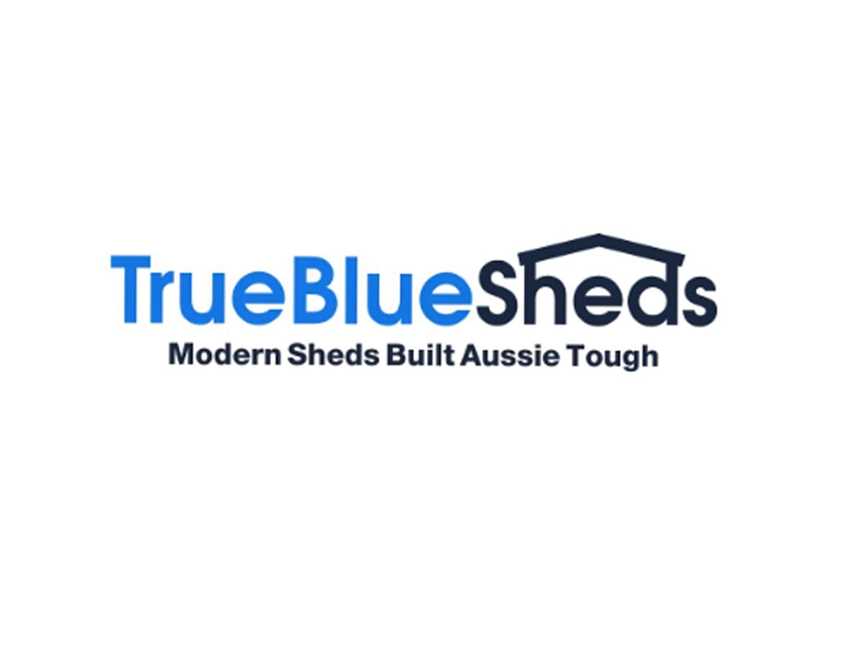 True blue Sheds Logo