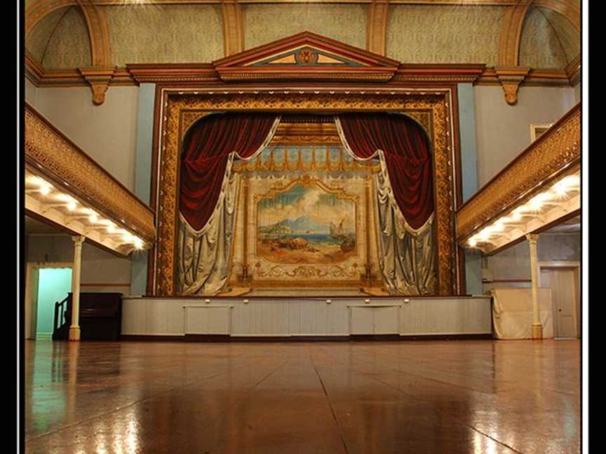 Boulder Town Hall & Goatcher Curtain, Tourist attractions in Boulder