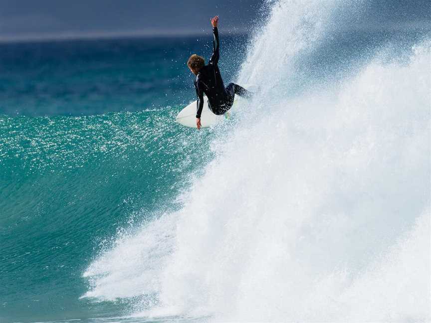 Surfing at Rocky Point, Tourist attractions in Bunker Bay