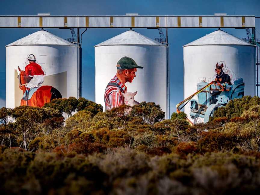 Pingrup Silo Art, Tourist attractions in Pingrup