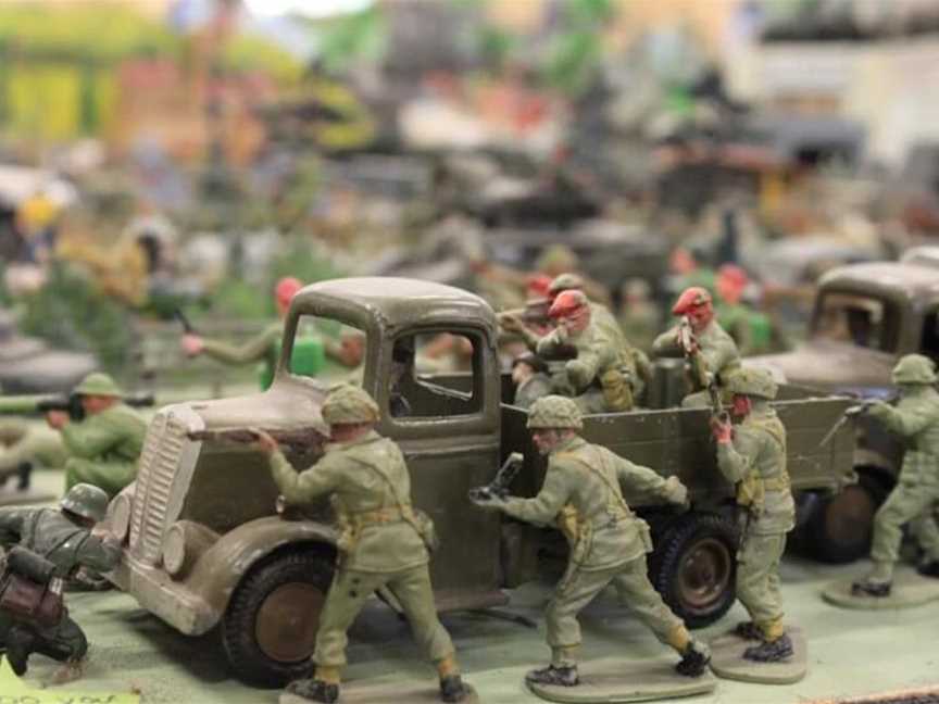 Marvel at the collection of over 10,000 toy soldiers