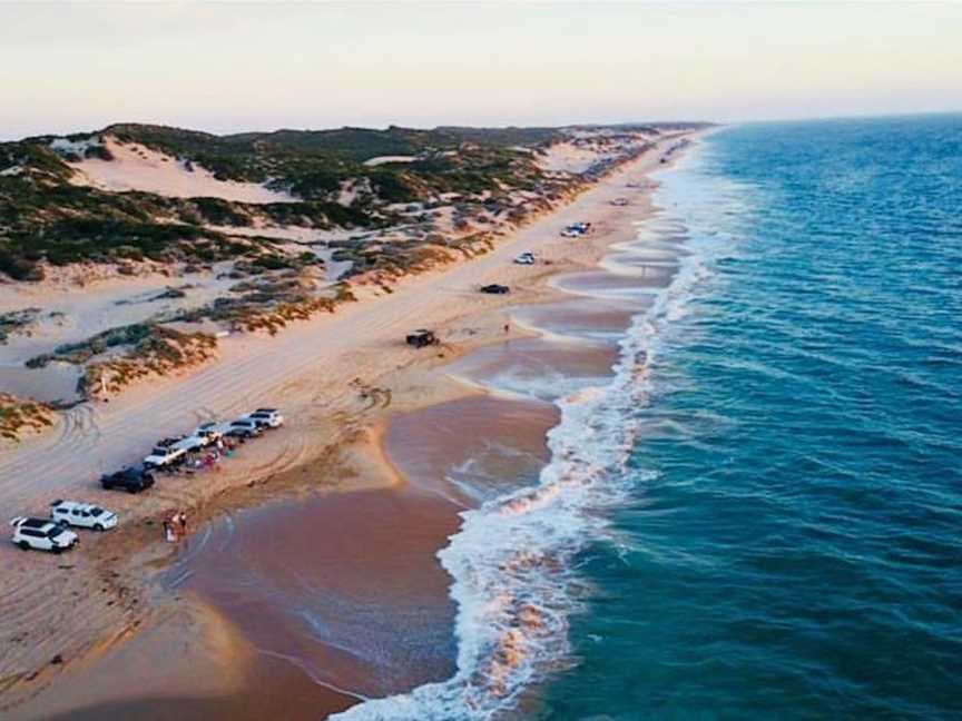 Four Wheel Driving On Preston Beach, Tourist attractions in Preston Beach