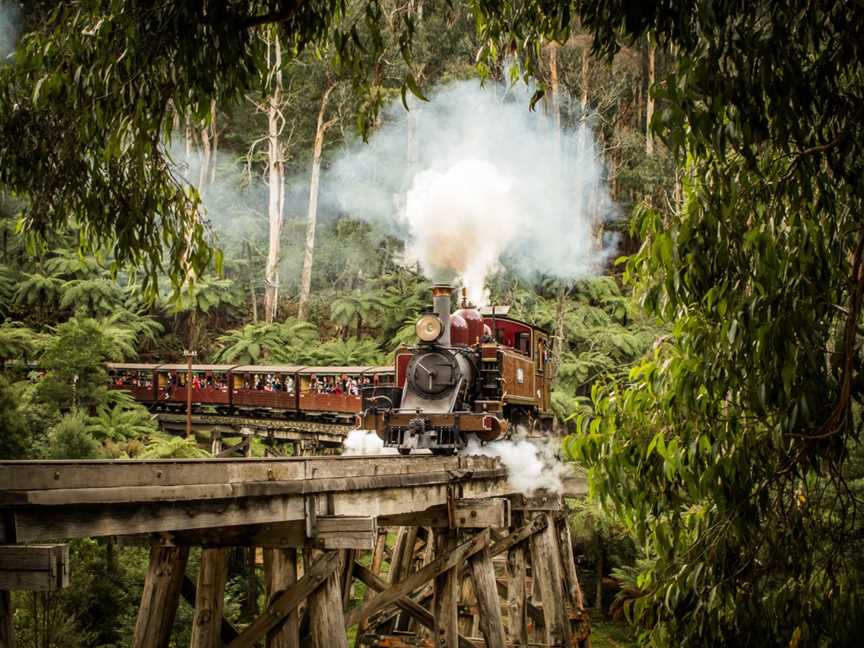 Fielder Railway Station - Puffing Billy Railway, Campbelltown, VIC