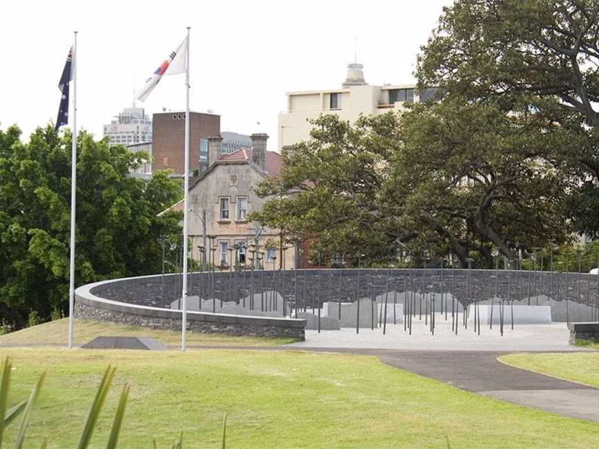 Korean War Memorial, Tourist attractions in Moore Park