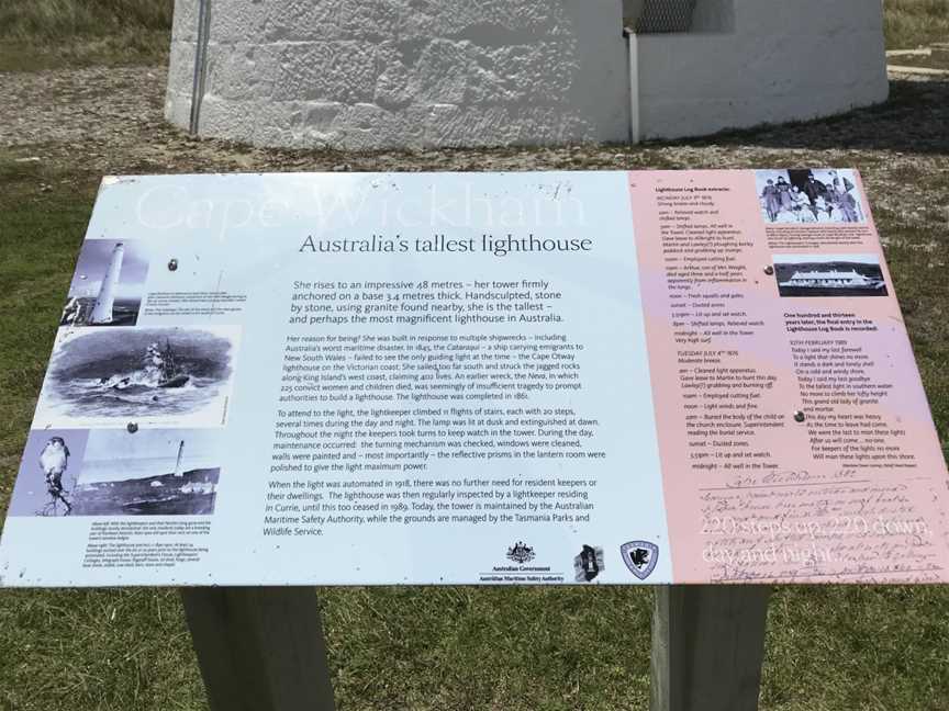 Cape Wickham Lighthouse, Wickham, TAS