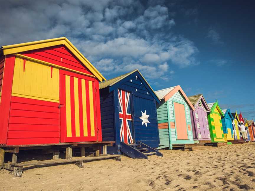 Brighton Bathing Boxes, Brighton, VIC