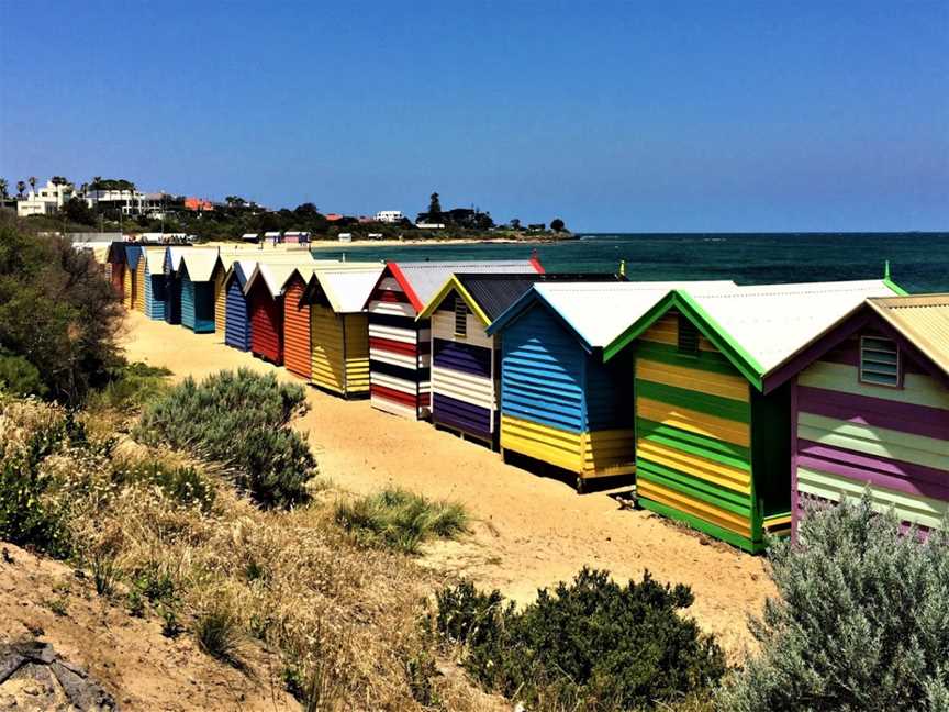 Brighton Bathing Boxes, Brighton, VIC