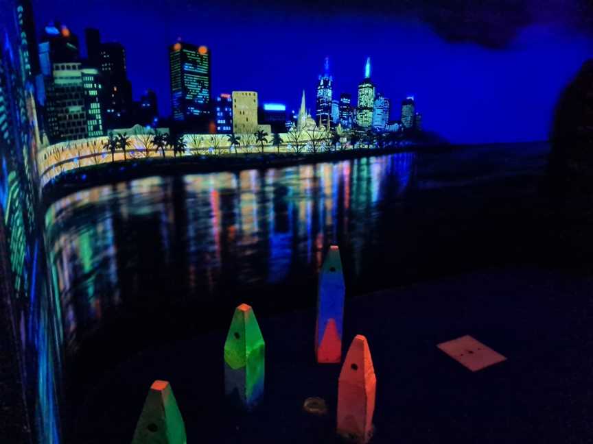 Glowgolf and Le Bar Europeen, Docklands, VIC