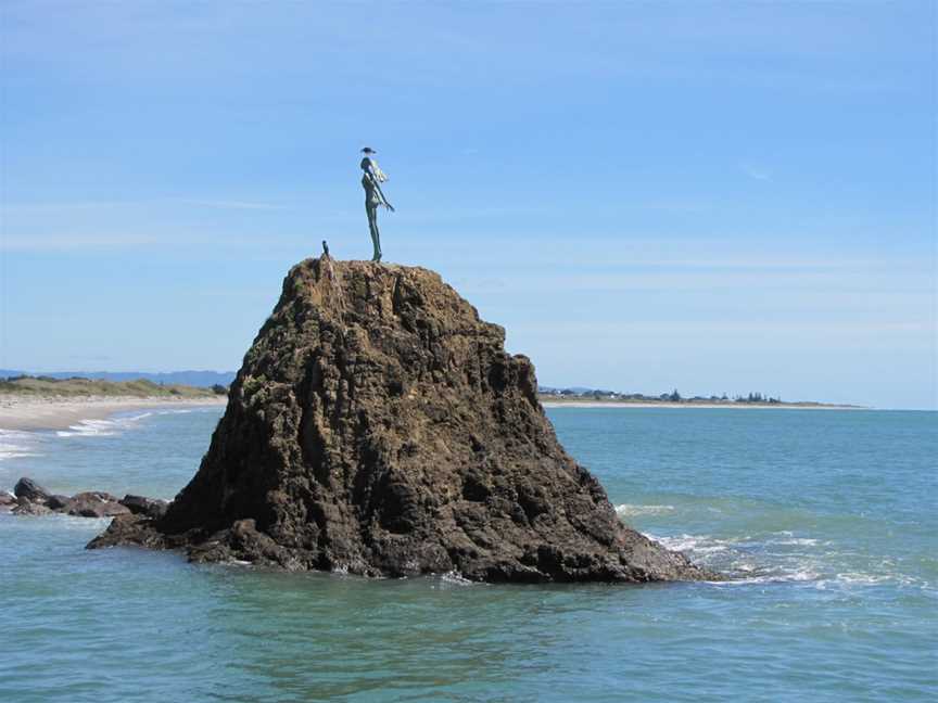 Wairaka Statue, Turuturu Roimata, Whakatane Heads, Coastlands, New Zealand