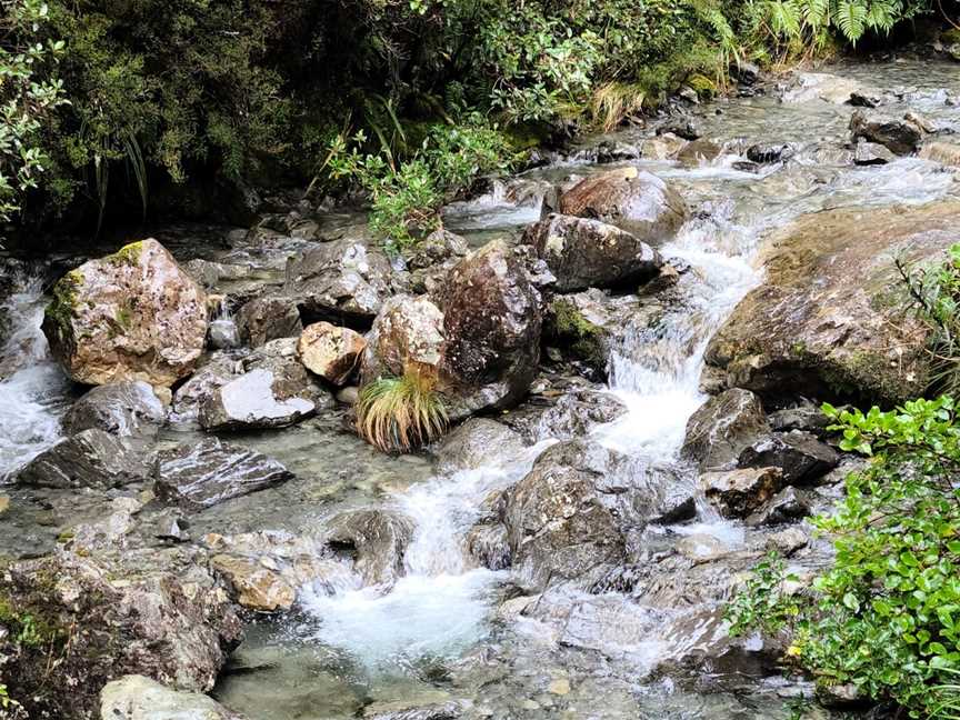 Avalanche Creek Waterfall, Arthur's Pass, New Zealand