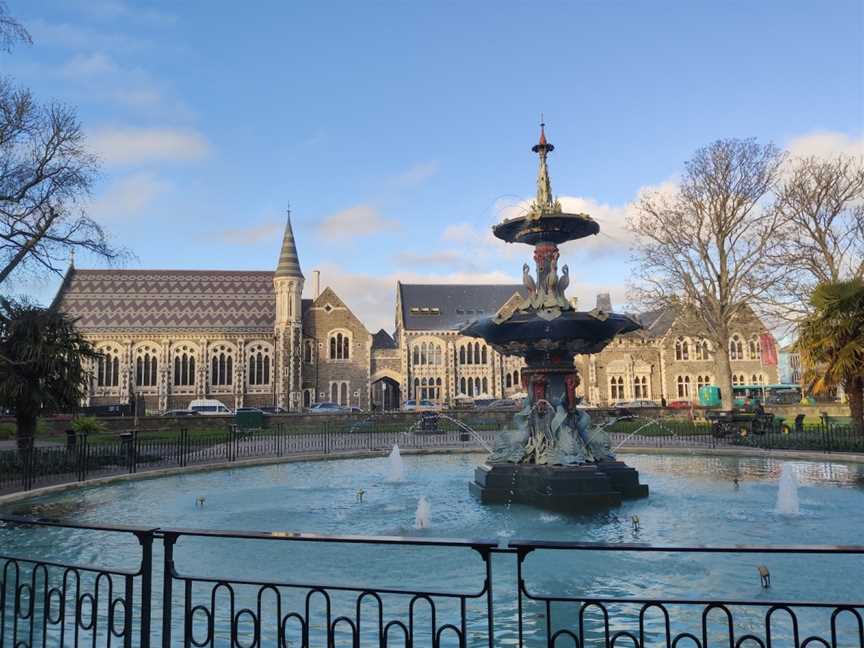 Peacock Fountain, Christchurch, New Zealand