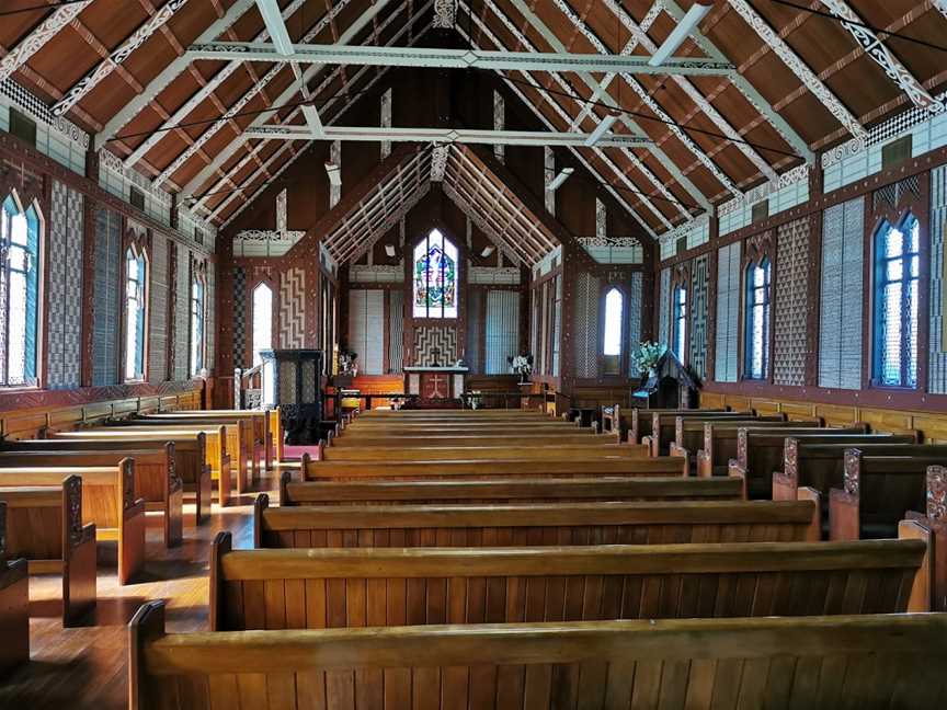 St Mary's Church Tiktiki, Waiapu River Valley, New Zealand