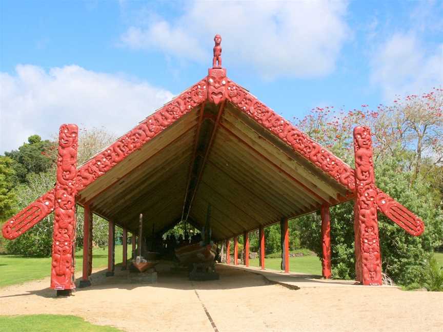 Maori War Canoe, Waitangi, New Zealand