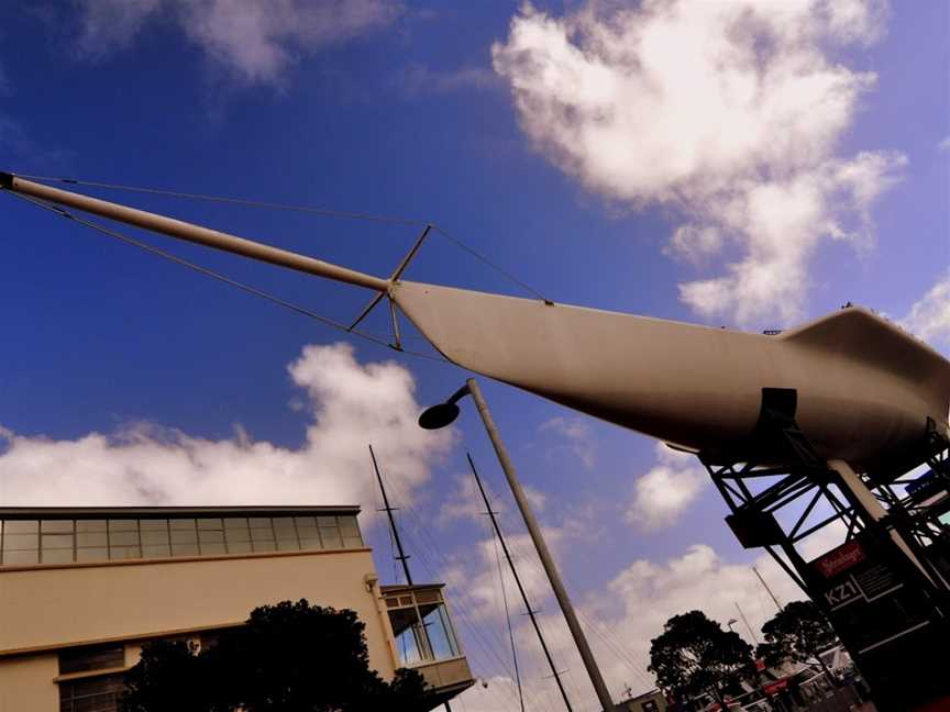 KZ1 Team New Zealand America's Cup Yacht, Auckland, New Zealand