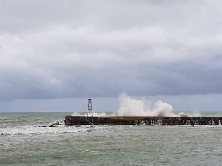 Oamaru Breakwater, South Hill, New Zealand