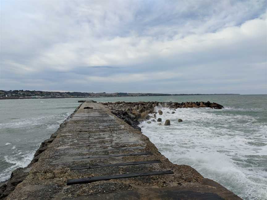 Oamaru Breakwater, South Hill, New Zealand